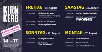Plakat Kirner Kerb 2026